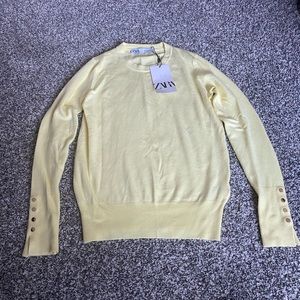 Zara yellow sweater